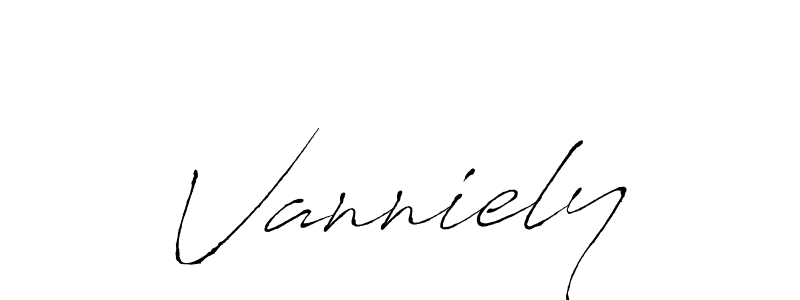 How to make Vanniely name signature. Use Antro_Vectra style for creating short signs online. This is the latest handwritten sign. Vanniely signature style 6 images and pictures png