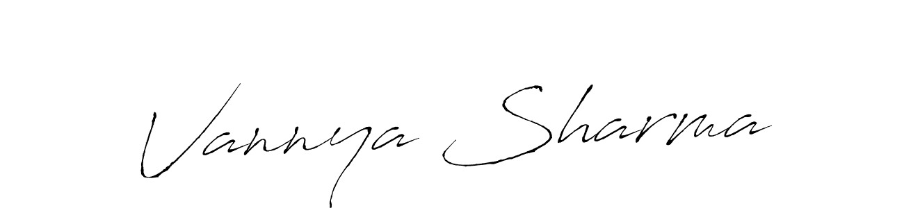 Here are the top 10 professional signature styles for the name Vannya Sharma. These are the best autograph styles you can use for your name. Vannya Sharma signature style 6 images and pictures png