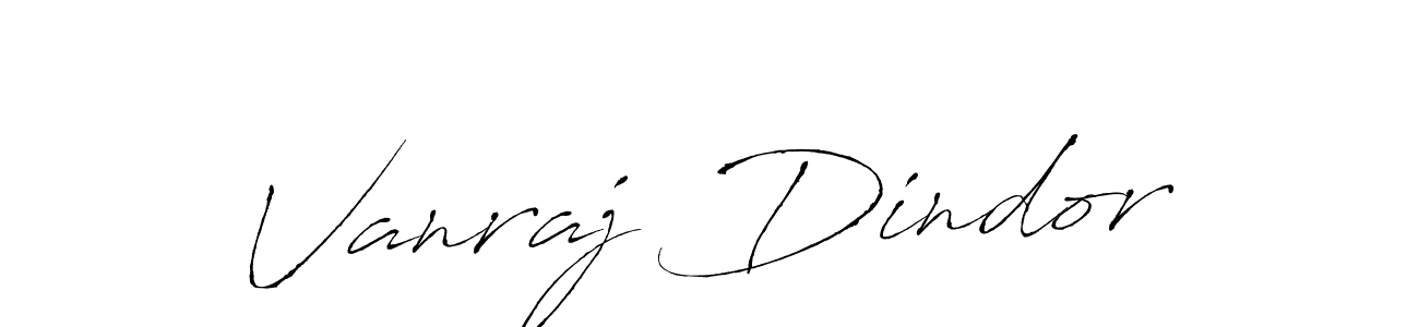 It looks lik you need a new signature style for name Vanraj Dindor. Design unique handwritten (Antro_Vectra) signature with our free signature maker in just a few clicks. Vanraj Dindor signature style 6 images and pictures png