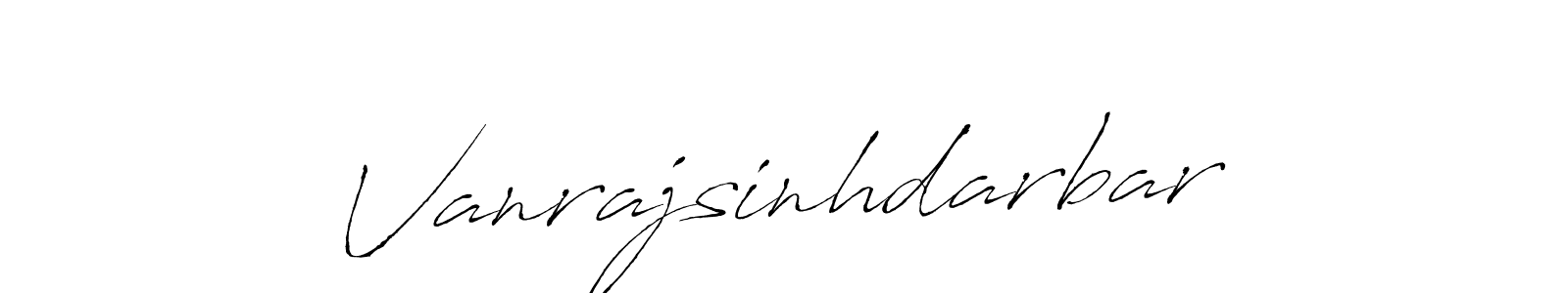 Use a signature maker to create a handwritten signature online. With this signature software, you can design (Antro_Vectra) your own signature for name Vanrajsinhdarbar. Vanrajsinhdarbar signature style 6 images and pictures png
