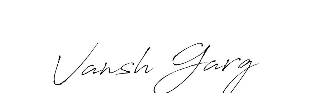 Also we have Vansh Garg name is the best signature style. Create professional handwritten signature collection using Antro_Vectra autograph style. Vansh Garg signature style 6 images and pictures png