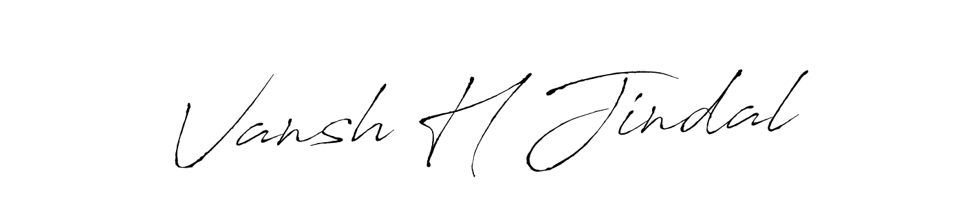Here are the top 10 professional signature styles for the name Vansh H Jindal. These are the best autograph styles you can use for your name. Vansh H Jindal signature style 6 images and pictures png