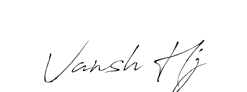 Make a beautiful signature design for name Vansh Hj. Use this online signature maker to create a handwritten signature for free. Vansh Hj signature style 6 images and pictures png