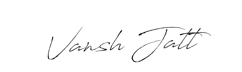 You can use this online signature creator to create a handwritten signature for the name Vansh Jatt. This is the best online autograph maker. Vansh Jatt signature style 6 images and pictures png