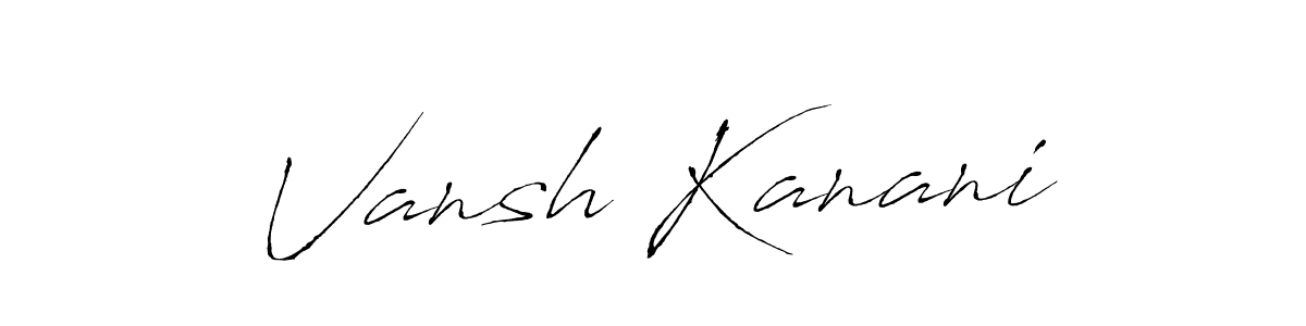 How to Draw Vansh Kanani signature style? Antro_Vectra is a latest design signature styles for name Vansh Kanani. Vansh Kanani signature style 6 images and pictures png