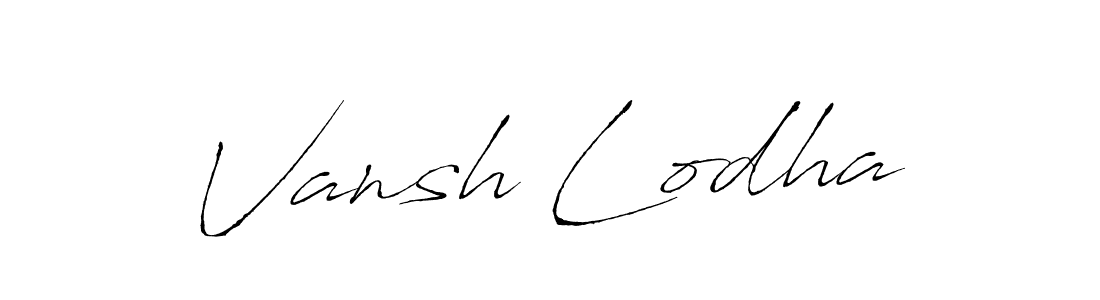 You should practise on your own different ways (Antro_Vectra) to write your name (Vansh Lodha) in signature. don't let someone else do it for you. Vansh Lodha signature style 6 images and pictures png