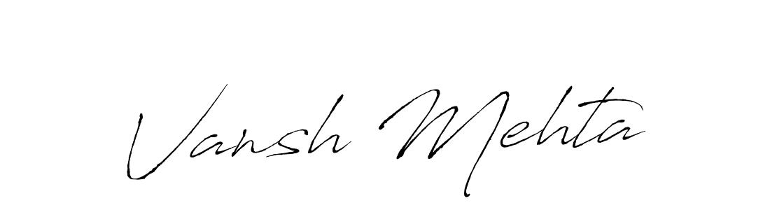 Make a short Vansh Mehta signature style. Manage your documents anywhere anytime using Antro_Vectra. Create and add eSignatures, submit forms, share and send files easily. Vansh Mehta signature style 6 images and pictures png