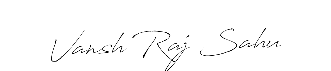 Make a beautiful signature design for name Vansh Raj Sahu. Use this online signature maker to create a handwritten signature for free. Vansh Raj Sahu signature style 6 images and pictures png