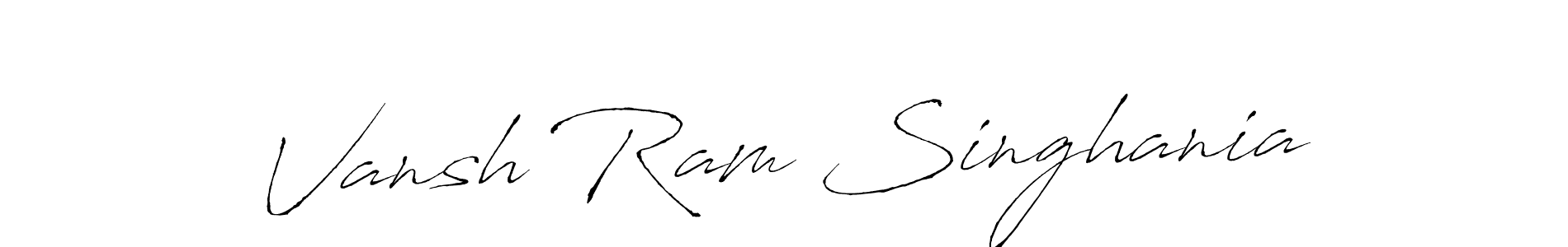 Make a short Vansh Ram Singhania signature style. Manage your documents anywhere anytime using Antro_Vectra. Create and add eSignatures, submit forms, share and send files easily. Vansh Ram Singhania signature style 6 images and pictures png