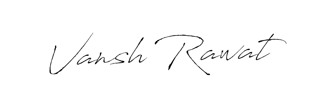 Similarly Antro_Vectra is the best handwritten signature design. Signature creator online .You can use it as an online autograph creator for name Vansh Rawat. Vansh Rawat signature style 6 images and pictures png