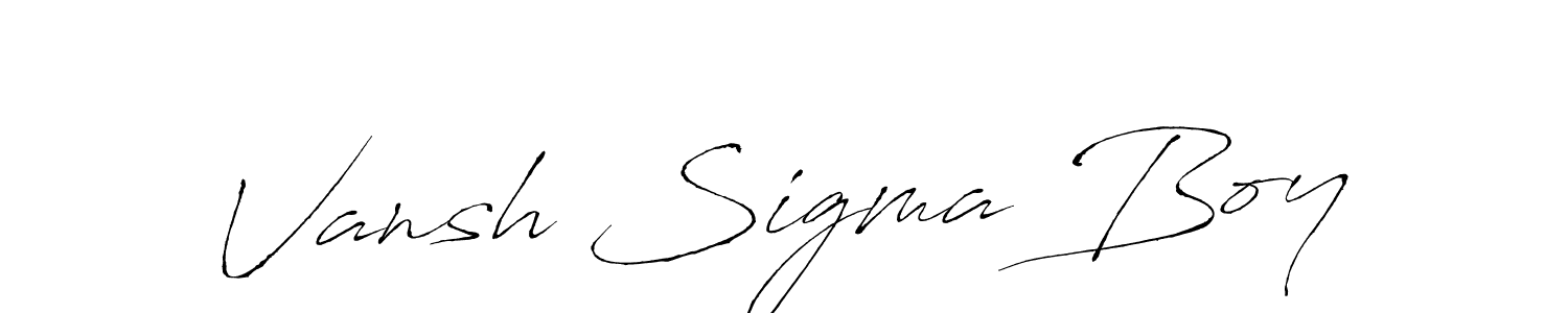 See photos of Vansh Sigma Boy official signature by Spectra . Check more albums & portfolios. Read reviews & check more about Antro_Vectra font. Vansh Sigma Boy signature style 6 images and pictures png