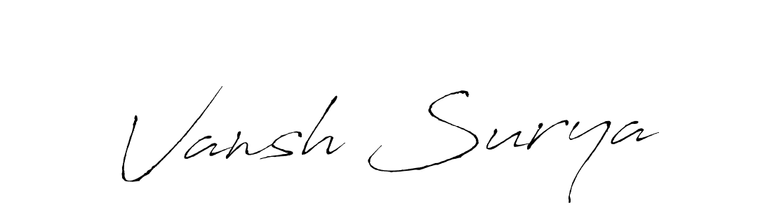 Make a beautiful signature design for name Vansh Surya. Use this online signature maker to create a handwritten signature for free. Vansh Surya signature style 6 images and pictures png