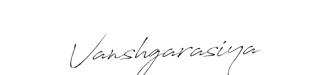 Vanshgarasiya stylish signature style. Best Handwritten Sign (Antro_Vectra) for my name. Handwritten Signature Collection Ideas for my name Vanshgarasiya. Vanshgarasiya signature style 6 images and pictures png