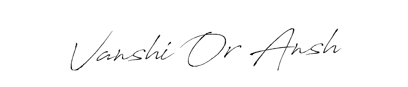 How to Draw Vanshi Or Ansh signature style? Antro_Vectra is a latest design signature styles for name Vanshi Or Ansh. Vanshi Or Ansh signature style 6 images and pictures png