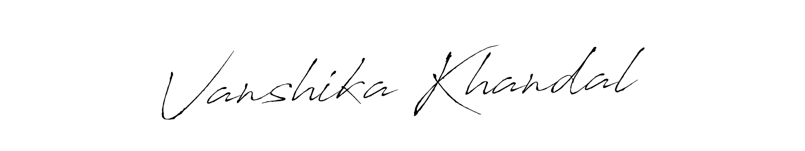 Here are the top 10 professional signature styles for the name Vanshika Khandal. These are the best autograph styles you can use for your name. Vanshika Khandal signature style 6 images and pictures png