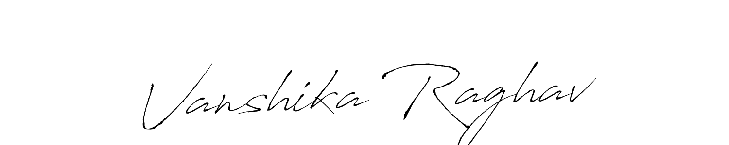 The best way (Antro_Vectra) to make a short signature is to pick only two or three words in your name. The name Vanshika Raghav include a total of six letters. For converting this name. Vanshika Raghav signature style 6 images and pictures png