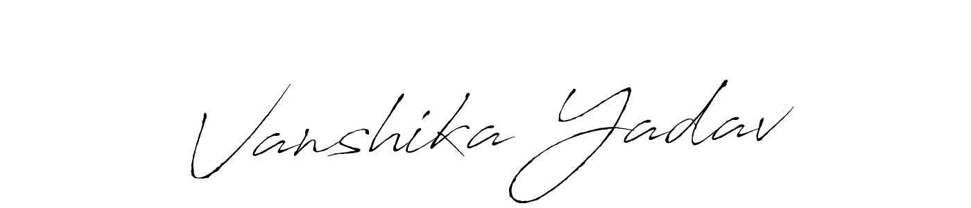 Here are the top 10 professional signature styles for the name Vanshika Yadav. These are the best autograph styles you can use for your name. Vanshika Yadav signature style 6 images and pictures png