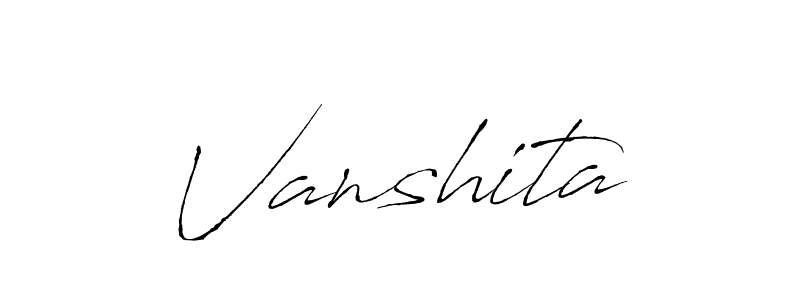 The best way (Antro_Vectra) to make a short signature is to pick only two or three words in your name. The name Vanshita include a total of six letters. For converting this name. Vanshita signature style 6 images and pictures png