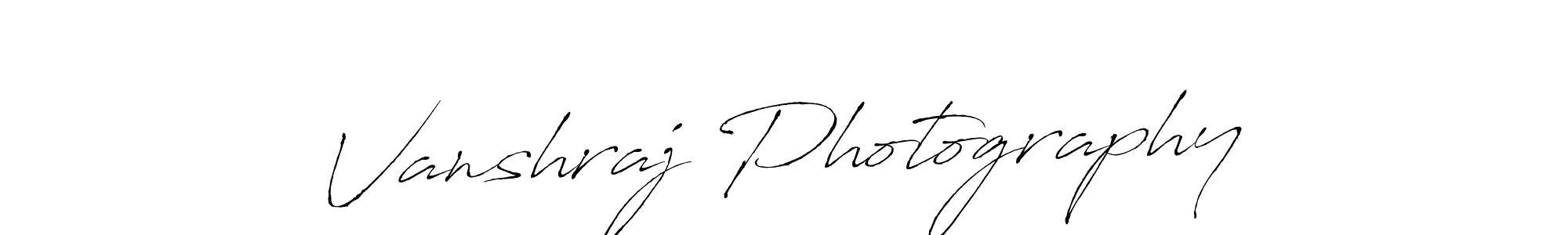 Create a beautiful signature design for name Vanshraj Photography. With this signature (Antro_Vectra) fonts, you can make a handwritten signature for free. Vanshraj Photography signature style 6 images and pictures png