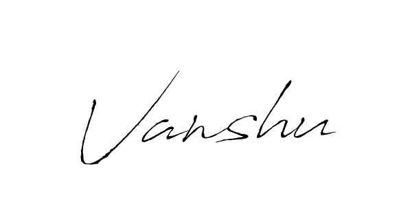 You can use this online signature creator to create a handwritten signature for the name Vanshu. This is the best online autograph maker. Vanshu signature style 6 images and pictures png