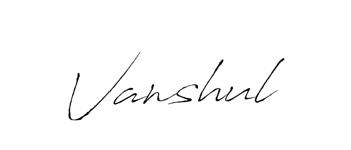 Also You can easily find your signature by using the search form. We will create Vanshul name handwritten signature images for you free of cost using Antro_Vectra sign style. Vanshul signature style 6 images and pictures png