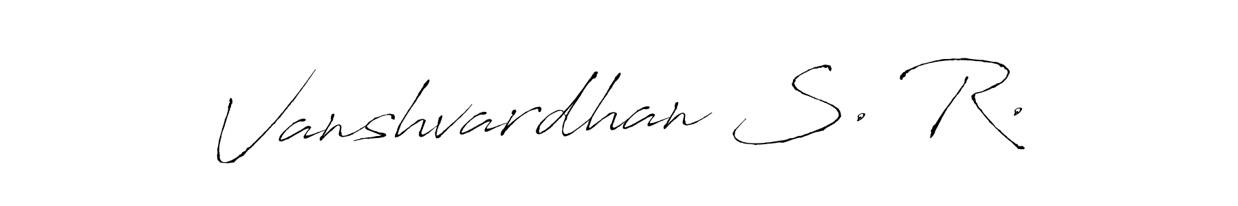 See photos of Vanshvardhan S. R. official signature by Spectra . Check more albums & portfolios. Read reviews & check more about Antro_Vectra font. Vanshvardhan S. R. signature style 6 images and pictures png