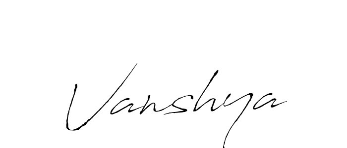 Once you've used our free online signature maker to create your best signature Antro_Vectra style, it's time to enjoy all of the benefits that Vanshya name signing documents. Vanshya signature style 6 images and pictures png