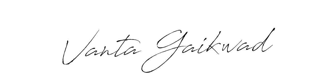 Make a short Vanta Gaikwad signature style. Manage your documents anywhere anytime using Antro_Vectra. Create and add eSignatures, submit forms, share and send files easily. Vanta Gaikwad signature style 6 images and pictures png