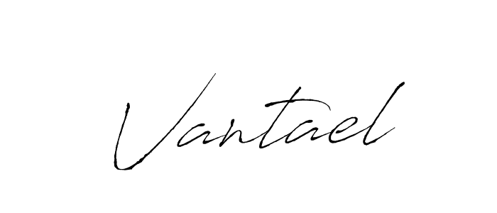 Use a signature maker to create a handwritten signature online. With this signature software, you can design (Antro_Vectra) your own signature for name Vantael. Vantael signature style 6 images and pictures png