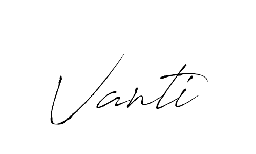 How to make Vanti signature? Antro_Vectra is a professional autograph style. Create handwritten signature for Vanti name. Vanti signature style 6 images and pictures png