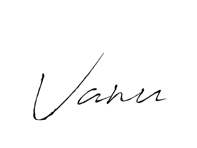 You should practise on your own different ways (Antro_Vectra) to write your name (Vanu) in signature. don't let someone else do it for you. Vanu signature style 6 images and pictures png