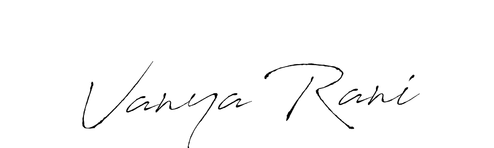 Best and Professional Signature Style for Vanya Rani. Antro_Vectra Best Signature Style Collection. Vanya Rani signature style 6 images and pictures png