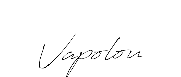 It looks lik you need a new signature style for name Vapolou. Design unique handwritten (Antro_Vectra) signature with our free signature maker in just a few clicks. Vapolou signature style 6 images and pictures png