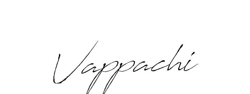 Create a beautiful signature design for name Vappachi. With this signature (Antro_Vectra) fonts, you can make a handwritten signature for free. Vappachi signature style 6 images and pictures png