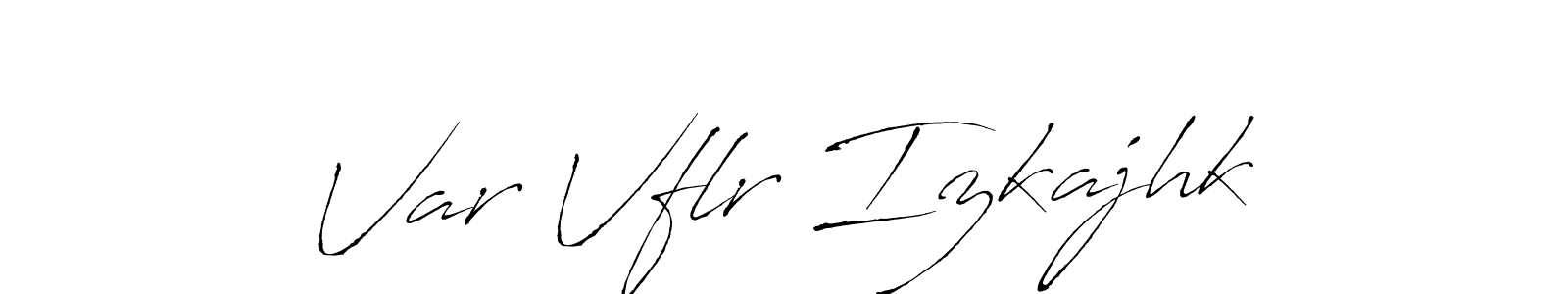 if you are searching for the best signature style for your name Var Vflr Izkajhk. so please give up your signature search. here we have designed multiple signature styles  using Antro_Vectra. Var Vflr Izkajhk signature style 6 images and pictures png