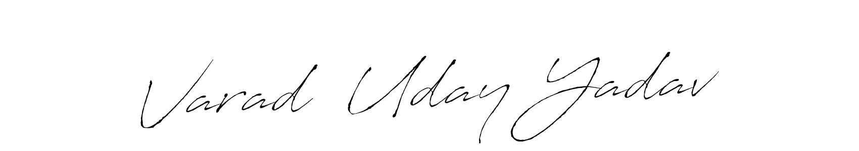 Use a signature maker to create a handwritten signature online. With this signature software, you can design (Antro_Vectra) your own signature for name Varad  Uday Yadav. Varad  Uday Yadav signature style 6 images and pictures png