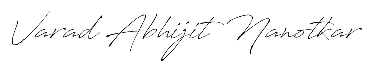Build your personal autograph collection for name Varad Abhijit Nanotkar with Antro_Vectra design. Browse, select, and save your favorites. Varad Abhijit Nanotkar signature style 6 images and pictures png