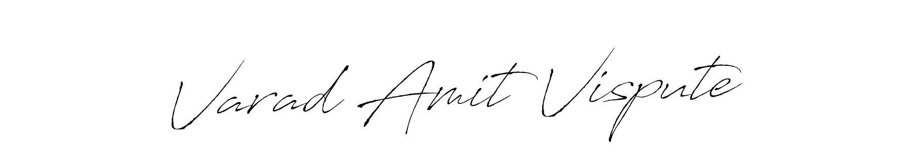 Similarly Antro_Vectra is the best handwritten signature design. Signature creator online .You can use it as an online autograph creator for name Varad Amit Vispute. Varad Amit Vispute signature style 6 images and pictures png