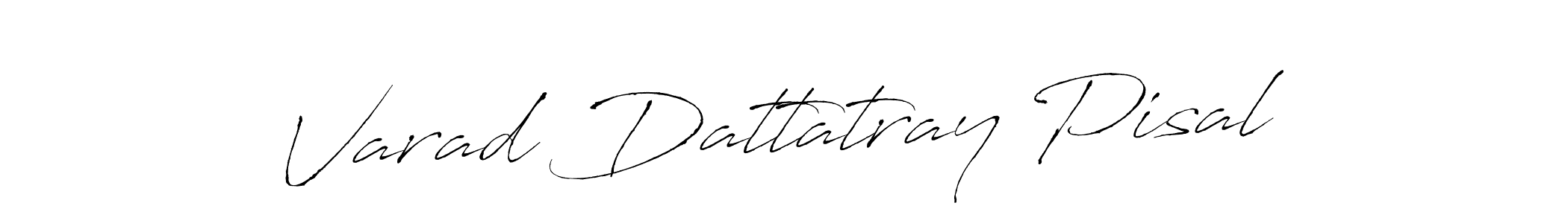 How to make Varad Dattatray Pisal name signature. Use Antro_Vectra style for creating short signs online. This is the latest handwritten sign. Varad Dattatray Pisal signature style 6 images and pictures png