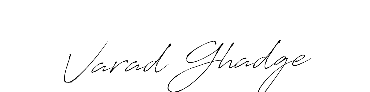 Varad Ghadge stylish signature style. Best Handwritten Sign (Antro_Vectra) for my name. Handwritten Signature Collection Ideas for my name Varad Ghadge. Varad Ghadge signature style 6 images and pictures png