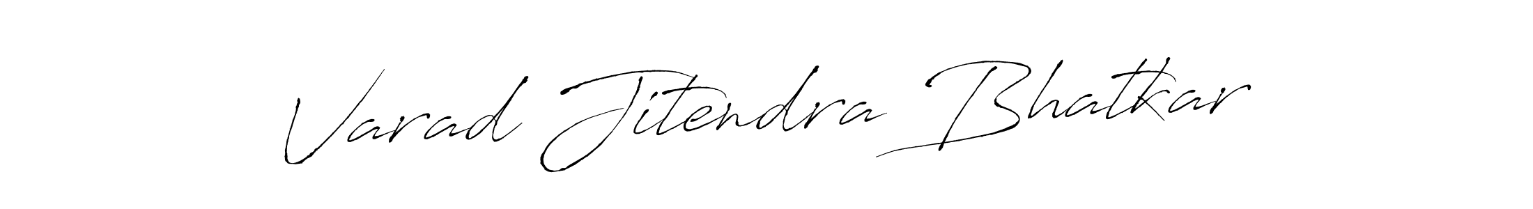 The best way (Antro_Vectra) to make a short signature is to pick only two or three words in your name. The name Varad Jitendra Bhatkar include a total of six letters. For converting this name. Varad Jitendra Bhatkar signature style 6 images and pictures png