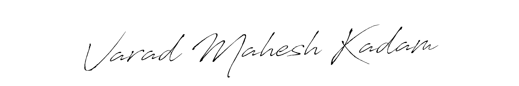 The best way (Antro_Vectra) to make a short signature is to pick only two or three words in your name. The name Varad Mahesh Kadam include a total of six letters. For converting this name. Varad Mahesh Kadam signature style 6 images and pictures png