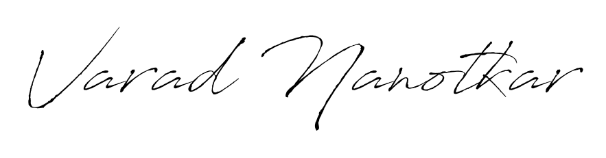 Download transparent PNG signature for name Varad Nanotkar styled with Antro_Vectra font. Ready to paste directly into PDF and Word agreements. Varad Nanotkar signature style 6 images and pictures png