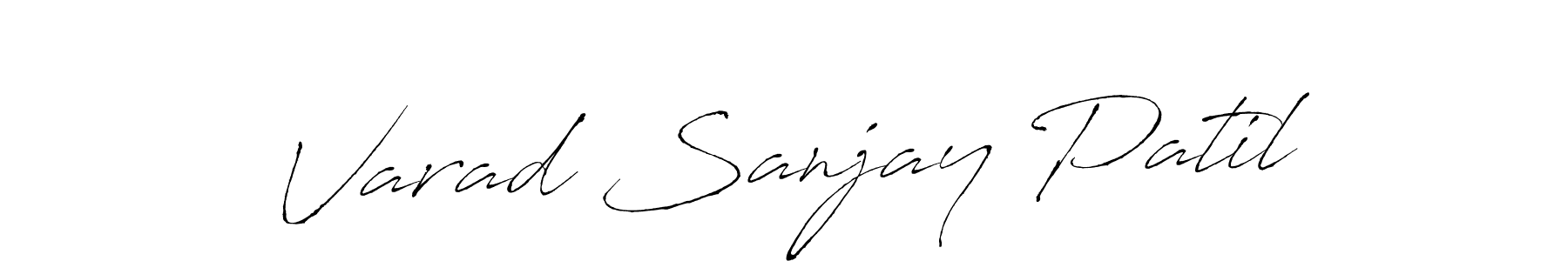 Make a beautiful signature design for name Varad Sanjay Patil. With this signature (Antro_Vectra) style, you can create a handwritten signature for free. Varad Sanjay Patil signature style 6 images and pictures png