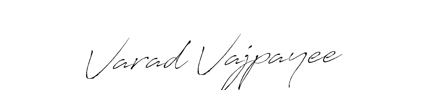 You should practise on your own different ways (Antro_Vectra) to write your name (Varad Vajpayee) in signature. don't let someone else do it for you. Varad Vajpayee signature style 6 images and pictures png