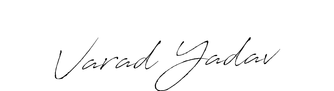 Varad Yadav stylish signature style. Best Handwritten Sign (Antro_Vectra) for my name. Handwritten Signature Collection Ideas for my name Varad Yadav. Varad Yadav signature style 6 images and pictures png