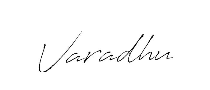 The best way (Antro_Vectra) to make a short signature is to pick only two or three words in your name. The name Varadhu include a total of six letters. For converting this name. Varadhu signature style 6 images and pictures png