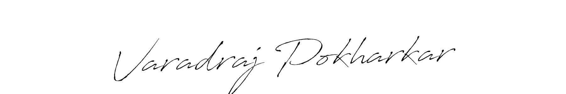 Make a beautiful signature design for name Varadraj Pokharkar. With this signature (Antro_Vectra) style, you can create a handwritten signature for free. Varadraj Pokharkar signature style 6 images and pictures png