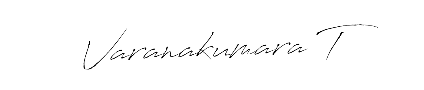 Use a signature maker to create a handwritten signature online. With this signature software, you can design (Antro_Vectra) your own signature for name Varanakumara T. Varanakumara T signature style 6 images and pictures png