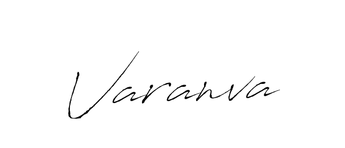 Varanva stylish signature style. Best Handwritten Sign (Antro_Vectra) for my name. Handwritten Signature Collection Ideas for my name Varanva. Varanva signature style 6 images and pictures png